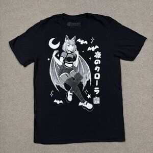 Square Apple Studios Graphic T Shirt Men's Size M Black Short Sleeve